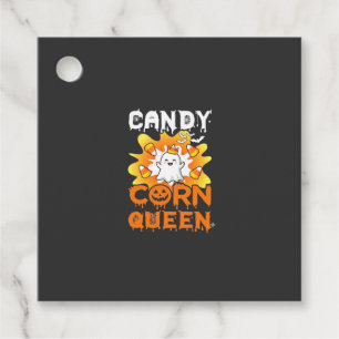 Étiquettes Cadeau Reine de Maïs en Sucre Halloween Chauves-Souris Fa