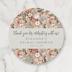 Étiquettes Cadeau Remerciement Personnalisé pour une Baby Shower Boh