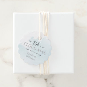 Étiquettes Cadeau Remerciement pour Baby Shower Cloud Nine