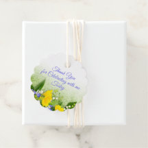 Remerciement pour Baby Shower de Green Garden Farm