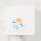 Remerciement pour Baby Shower Sunshine