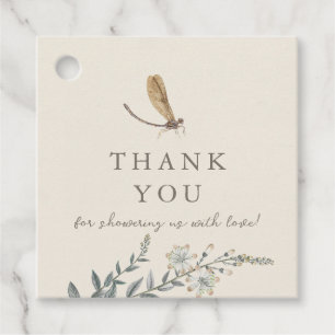 Étiquettes Cadeau Remerciement pour Baby Shower Vintage Little Love