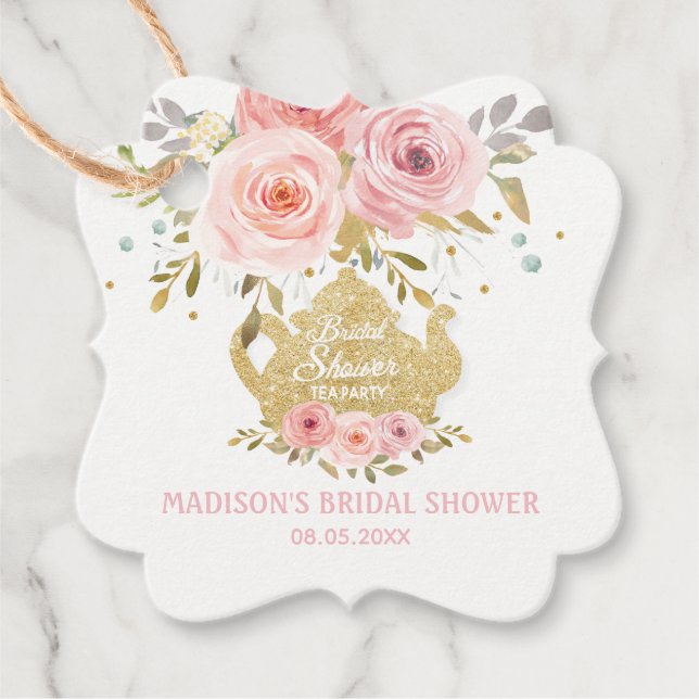 Étiquettes Cadeau Remerciement pour une Baby Shower sur le thème de  (Devant)