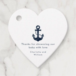 Étiquettes Cadeau Remerciements personnalisés pour une baby shower B