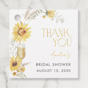 Étiquettes Cadeau Remerciements pour une Baby Shower Bohème au Tourn
