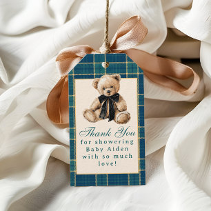 Étiquettes-cadeau Remerciements pour une Baby Shower Vintage Old Mon