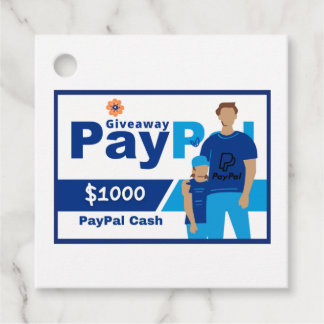 Étiquettes Cadeau Remise PayPal 1000 $