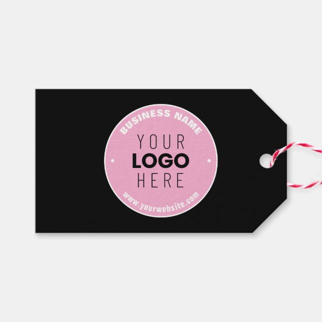 Étiquettes-cadeau Remplacement et modification faciles du logo | Ros (Devant (Horizontal))