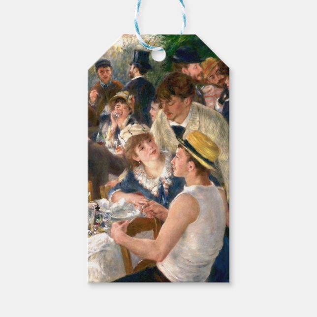 Étiquettes-cadeau Renoir French Luncheon Booking Party (Devant)