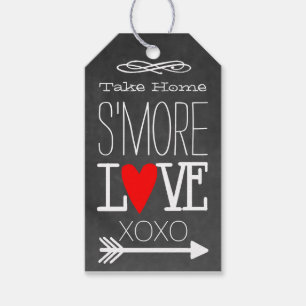 Étiquettes-cadeau Reprendre À La Maison S'more Love Chalkboard Invit