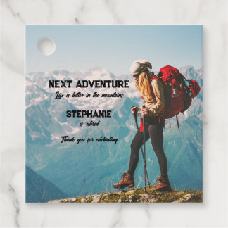 Étiquettes Cadeau Retirement Hiking Next Adventure Life is better 