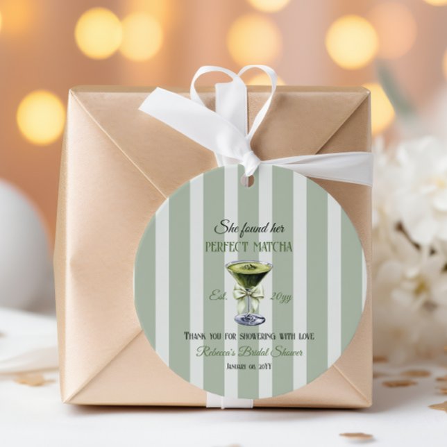 Étiquettes Cadeau Rétro Elle A Trouvé Sa Fête des mariées Parfaite D (Créateur téléchargé)