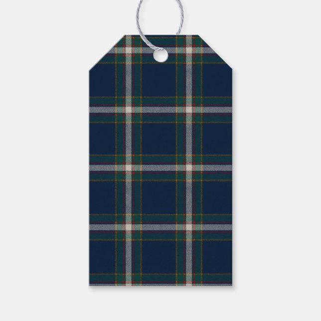 Étiquettes-cadeau Rich Tartan (Devant)