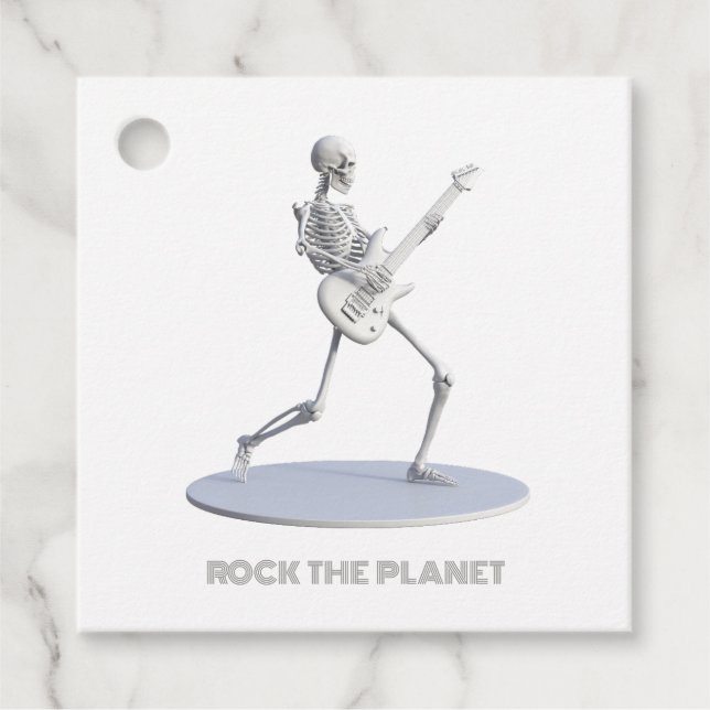 Étiquettes Cadeau Rock The Planet (Devant)