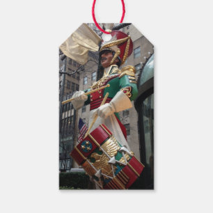 Étiquettes-cadeau Rockefeller Center Drummer Boy Christmas New York