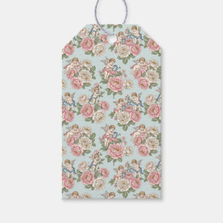 Étiquettes-cadeau Rococo Revival Cherub Floral Toile Wrapping Paper