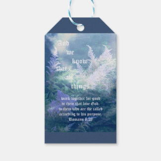 Étiquettes-cadeau Romains de Mist Bleu Astilbe 8:28