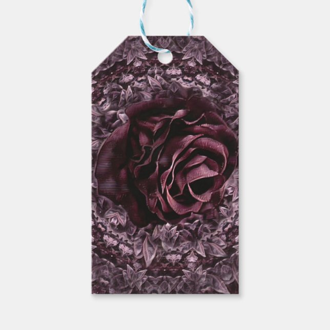 Étiquettes-cadeau Rosace Mandala  (Devant)