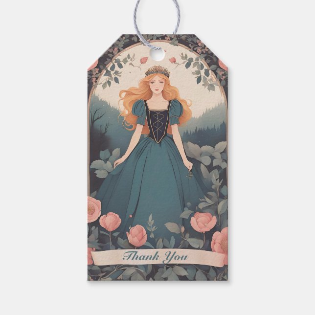 Étiquettes-cadeau Rose (Devant)