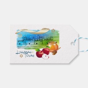 Étiquettes-cadeau Rosh Hashanah Juif Nouvel An Tags cadeaux