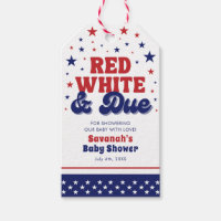 Rouge, Blanc et Dette 4 juillet Baby Shower patrio