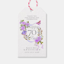 Ruban de Rose Violette 70e Anniversaire