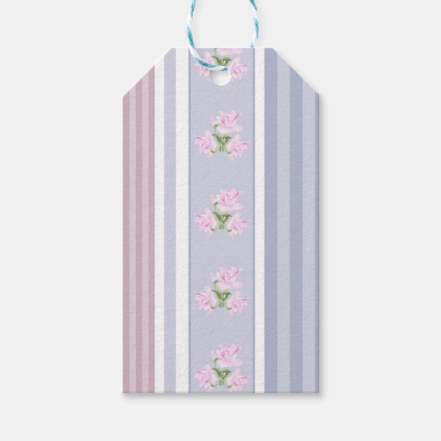 Étiquettes-cadeau Russe, rayé, patchwork (Devant)