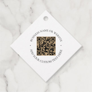 Étiquettes Cadeau Rustique Kraft Moderne Design Professionnel