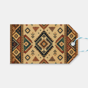 Étiquettes-cadeau Sac cadeau à motif Kilim Bohème Tribal Sud-Ouest