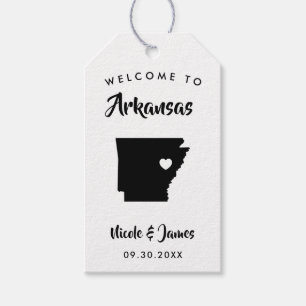 Étiquettes-cadeau Sac de bienvenue du Mariage de l'Arkansas Tags pou