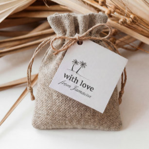 Étiquettes Cadeau Sac de bienvenue pour mariage de destination en Ja