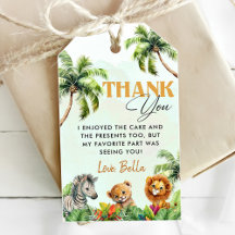 Safari de la Jungle tropicale Animaux Anniversaire