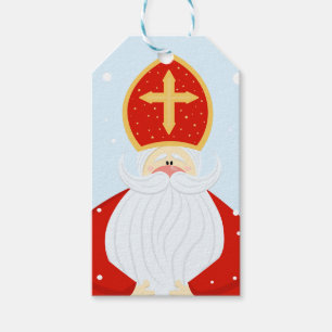 Étiquettes-cadeau Saint Nicolas