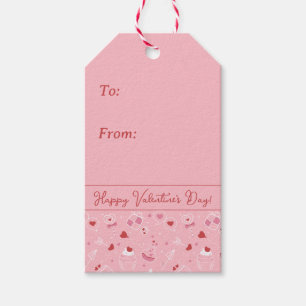 Étiquettes-cadeau Saint-Valentin Décor