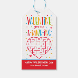 Étiquettes-cadeau Saint-Valentin Vous Êtes La Classe A-MAZE-ING Maz