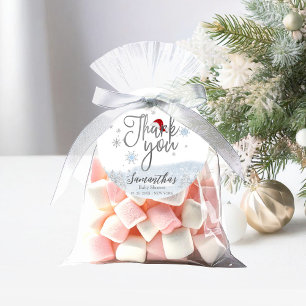 Étiquettes Cadeau Santa Baby Noël Bébé Shower Merci