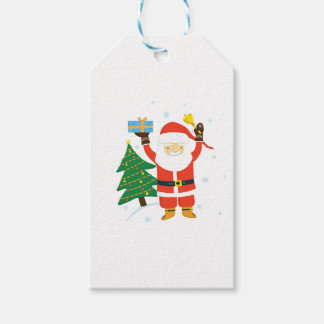Étiquettes-cadeau Santa Claus