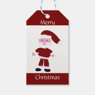 Étiquettes-cadeau Santa Claus