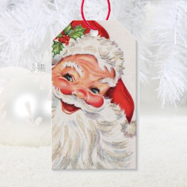 Étiquettes-cadeau Santa Claus Easy Read Set d'étiquettes cadeaux (Créateur téléchargé)