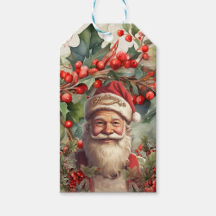 Étiquettes-cadeau Santa Claus Saint Nicholas