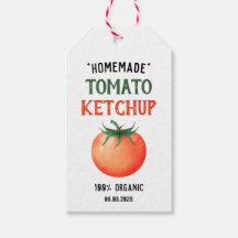 Sauce Ketchup Maison aux tomates rouges avec motif