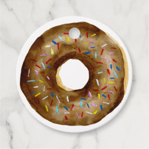 Étiquettes Cadeau Saupoudrer de chocolat de Donut Baby Sprinkle Merc