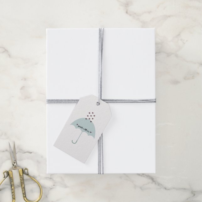 Étiquettes-cadeau Saupoudrer Un Petit Amour Fête Douche (Avec de la ficelle)