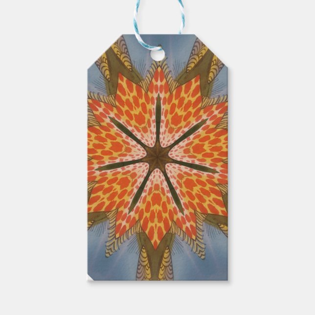 Étiquettes-cadeau Savanna Star Bloom - Un audacieux Poster de animal (Devant)