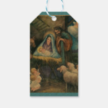 Scène de Nativité Noël Vintage