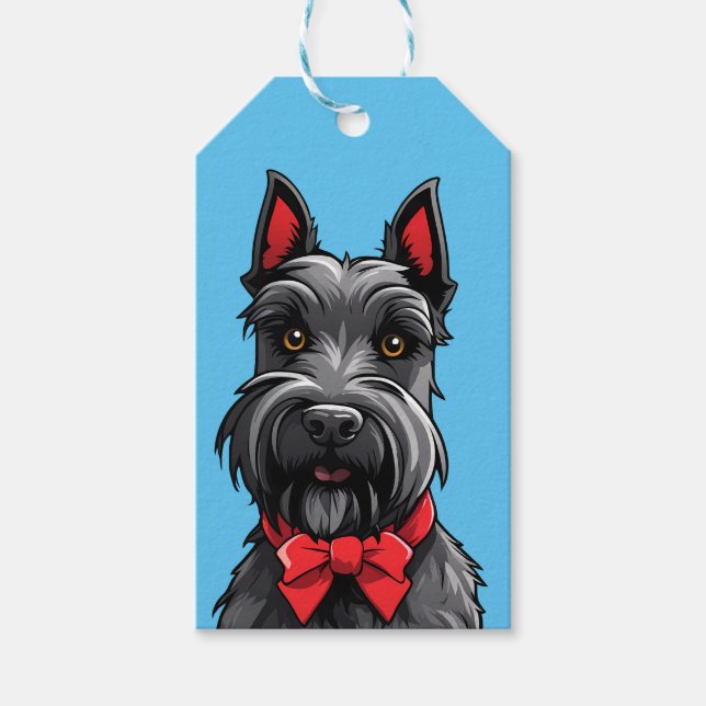 Étiquettes-cadeau Scottish Terrier (Devant)