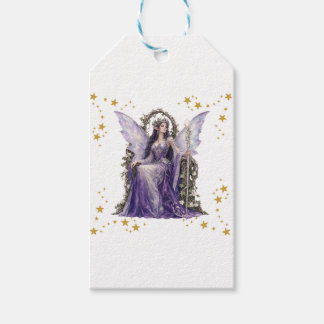 Étiquettes-cadeau Serviette de fête d'anniversaire personnalisée Fée