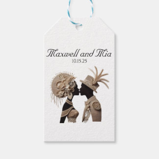 Étiquettes-cadeau Serviettes en papier élégantes pour réception de m