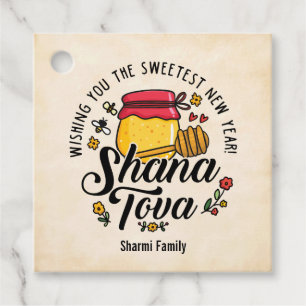 Étiquettes Cadeau Shana Tova, Rosh Hashanah, Nouvel An juif