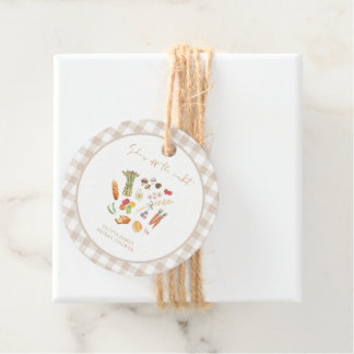 Étiquettes Cadeau She is off the market floral bridal shower